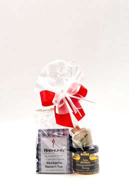 Tischgeschenke mit Tee